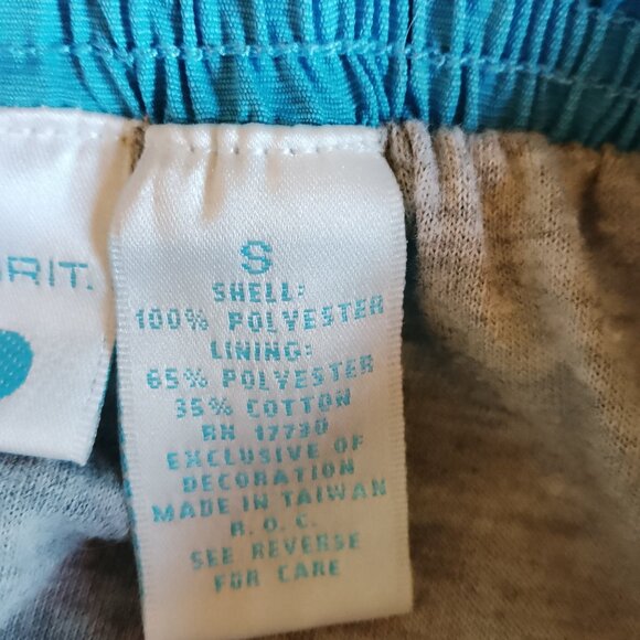 Women's Jrs Vintage Pro Spirit Blue Fully Lined Crop Wind Track Pants Size Small - Picture 9 of 10